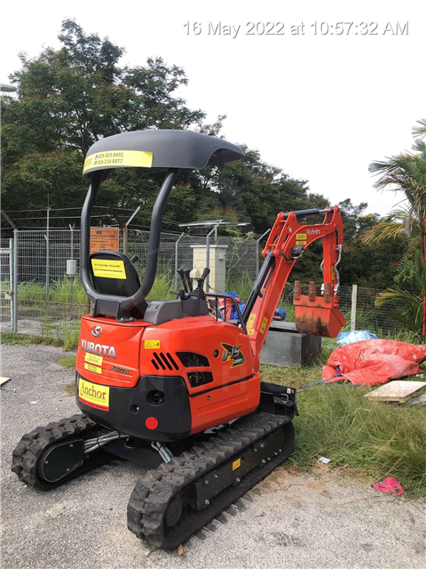 Kubota Mini Excavator 1.5 Ton